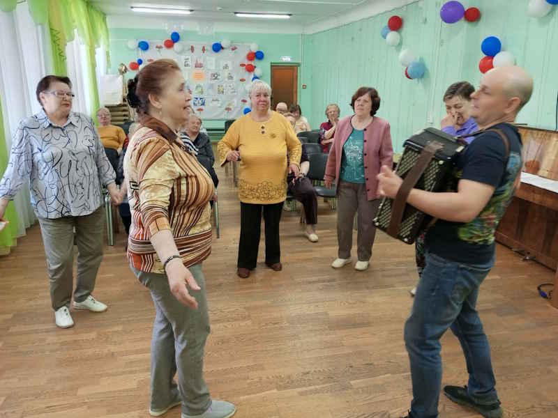 Концертная программа  «Душа поет, баян играет» в ОДП