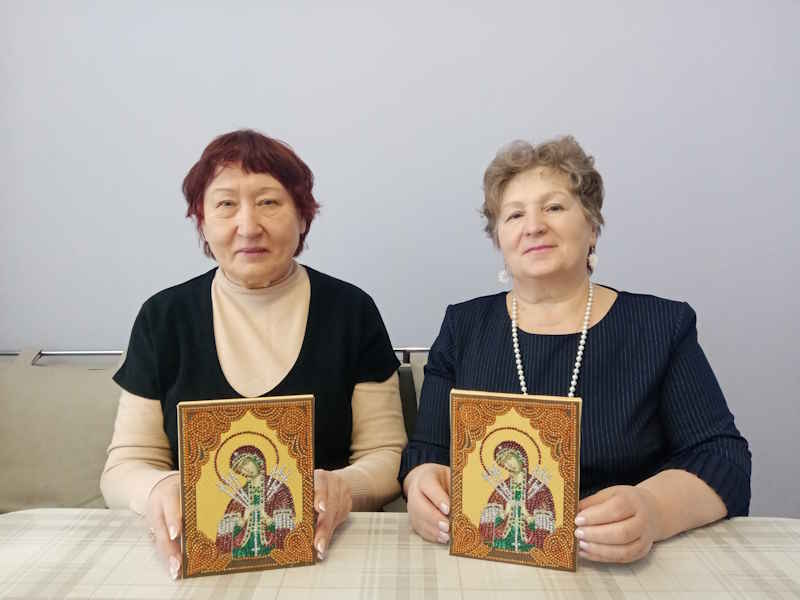 Алмазная вышивка «Семистрельная икона Божией Матери»