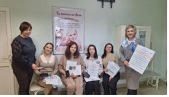 👍26. 02.2026г. заместитель директора Центра, начальник отдела ЗАГС и начальник отдела по работе с обращениями граждан УСЗН Кстовского района провели встречу в Женской консультации районной поликлиники с будущими мамами